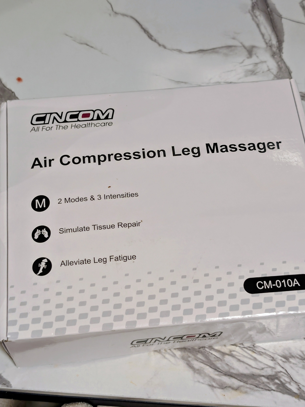 Black Air Compression Leg Massager - CM-010A